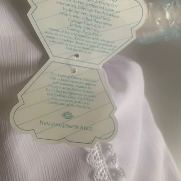 Limited Edition 1985 16" Cabbage Patch Doll Jennifer Alice #4890 - Picture 7 of 12